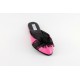 women's slippers TRIANON hot pink patent leather
